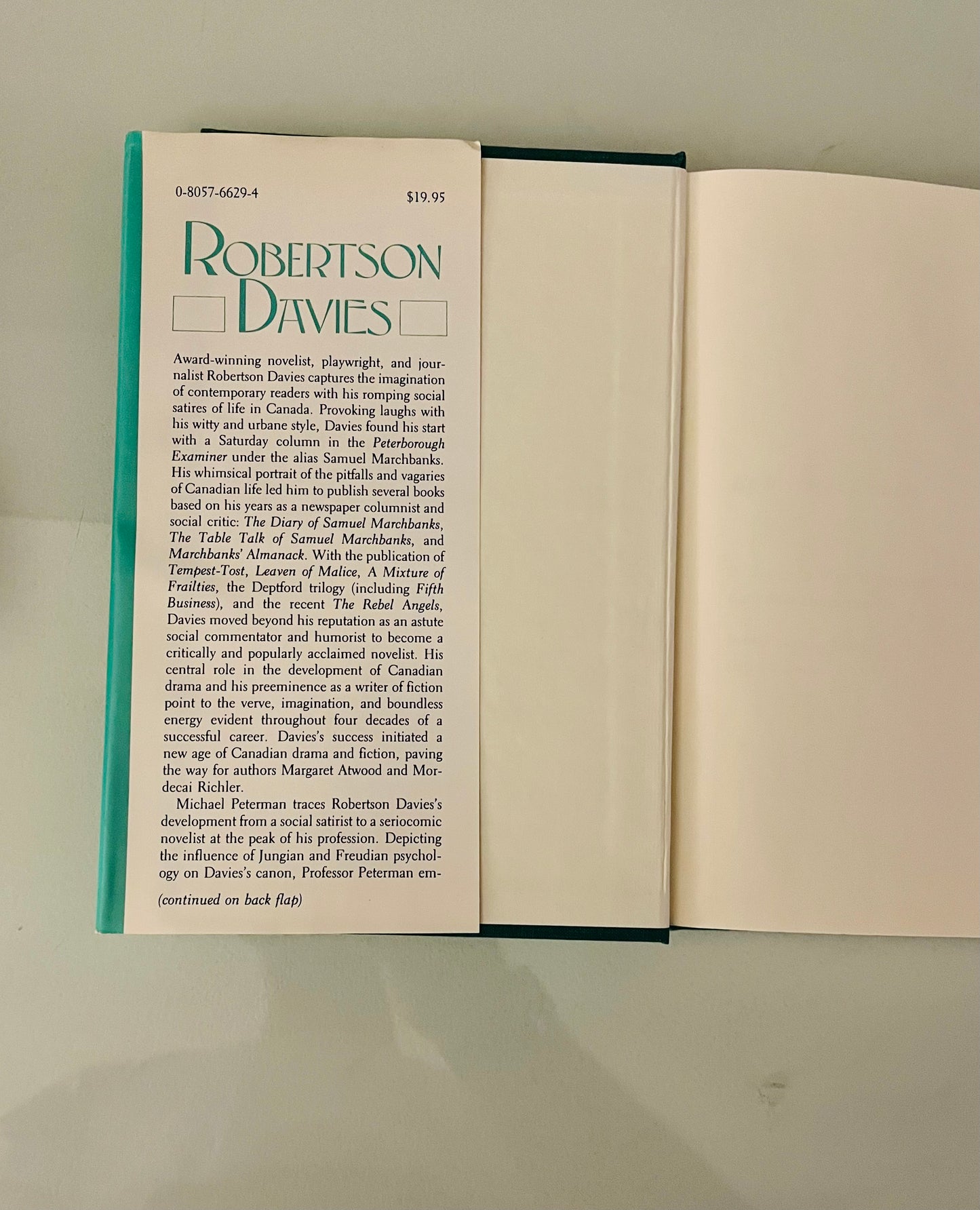 Robertson Davies (signed copy)