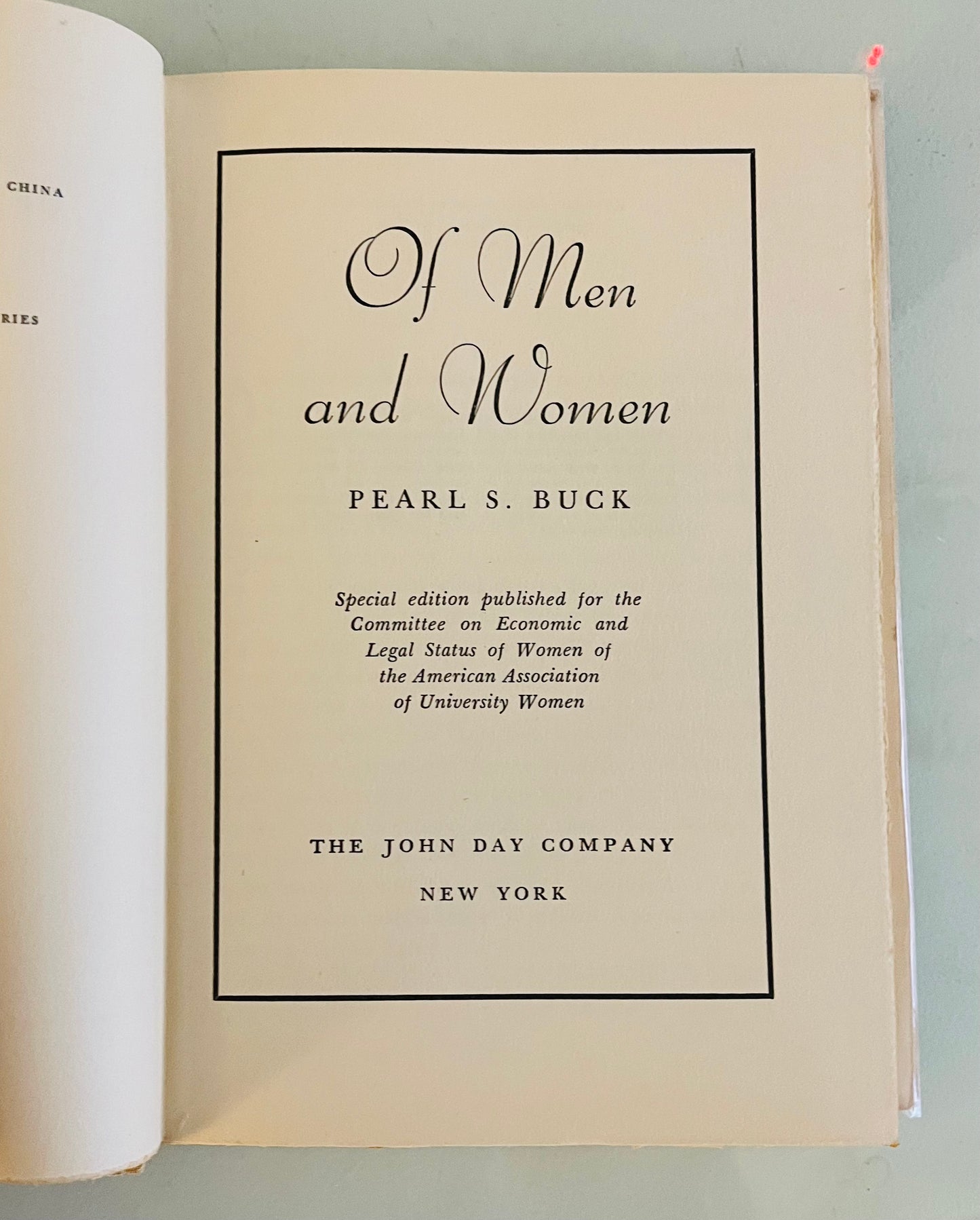 Of Men and Women