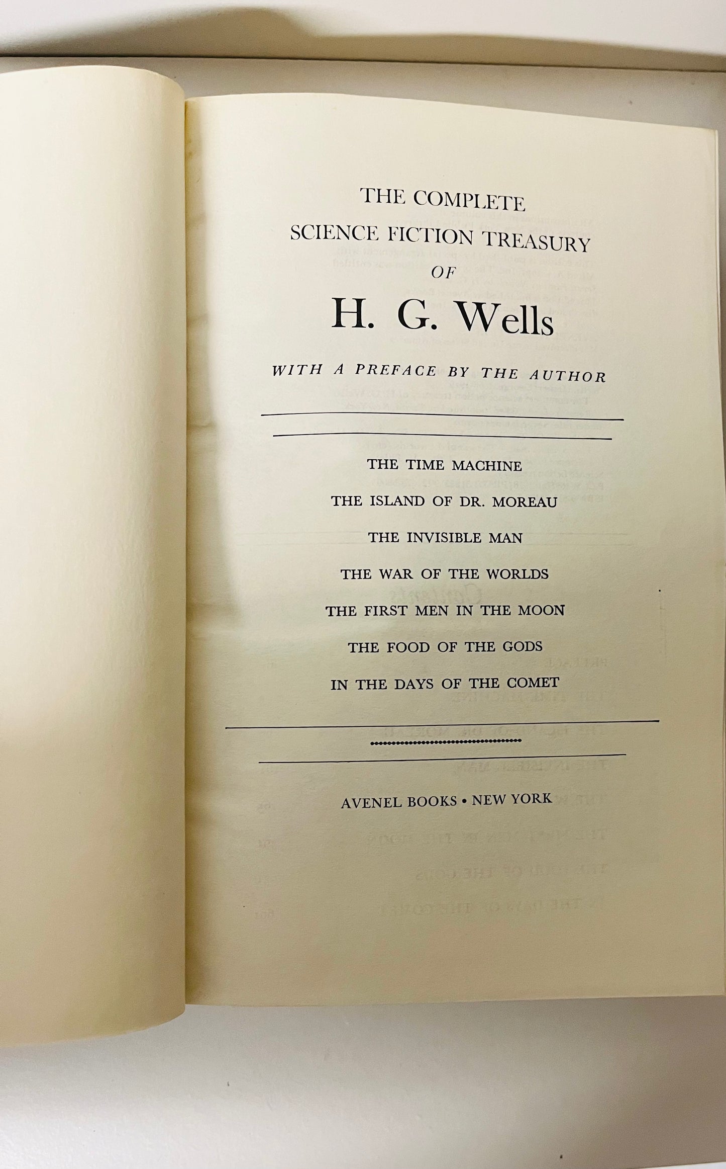 The Complete Science Fiction Treasury of H.G. Wells