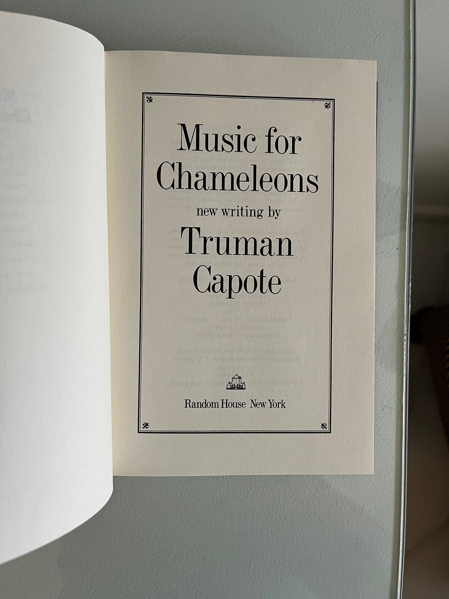 Music for Chameleons