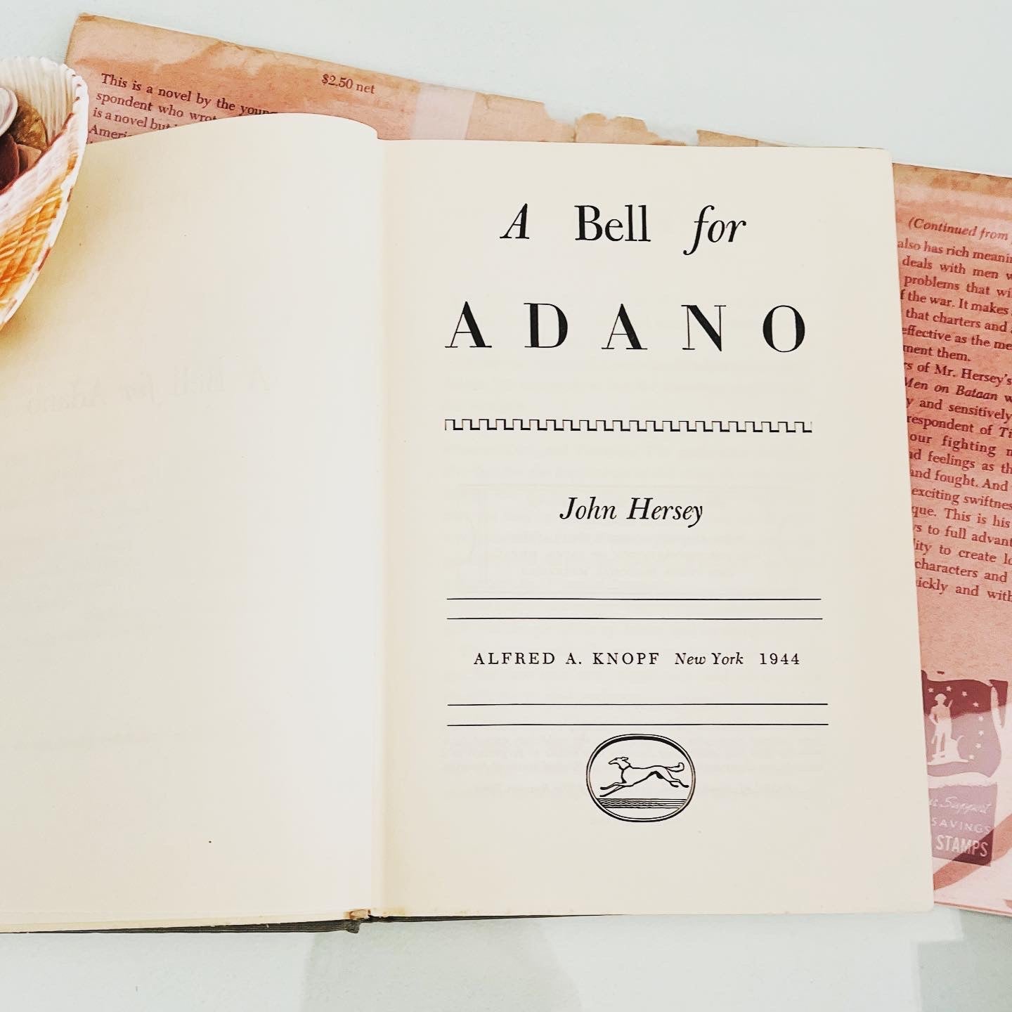 A Bell for Adano - Burning Tree Books