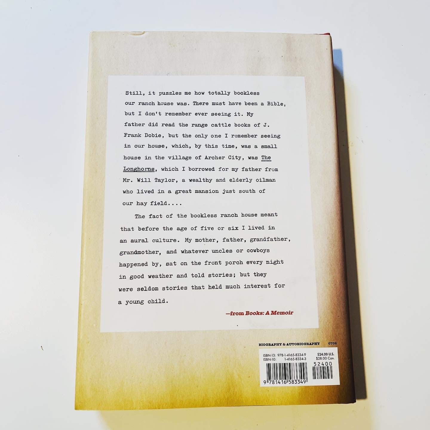 Books: A Memoir - Burning Tree Books