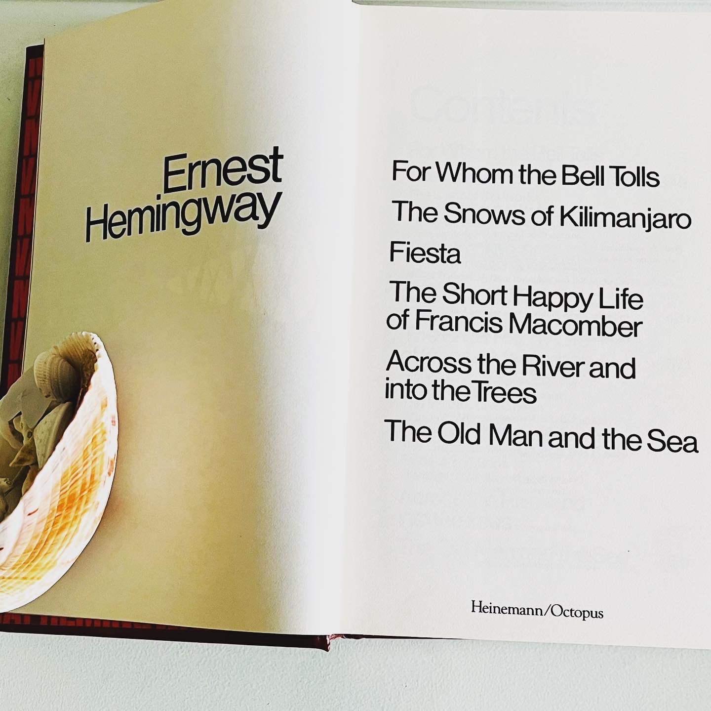 Ernest Hemingway look - Burning Tree Books