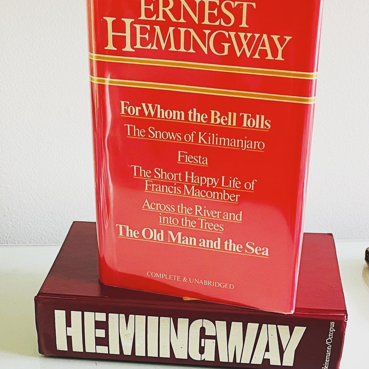 Ernest Hemingway look - Burning Tree Books