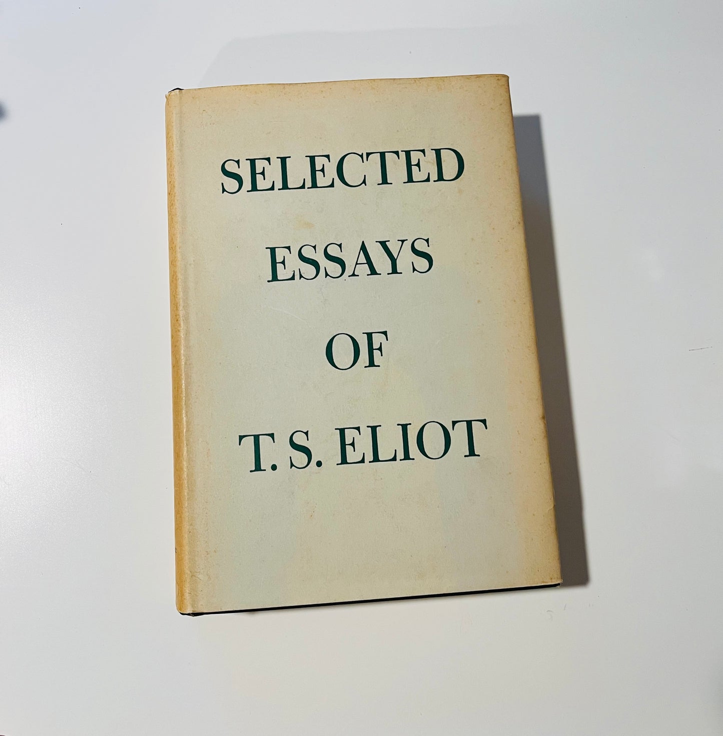 Selected Essays of T.S. Eliot