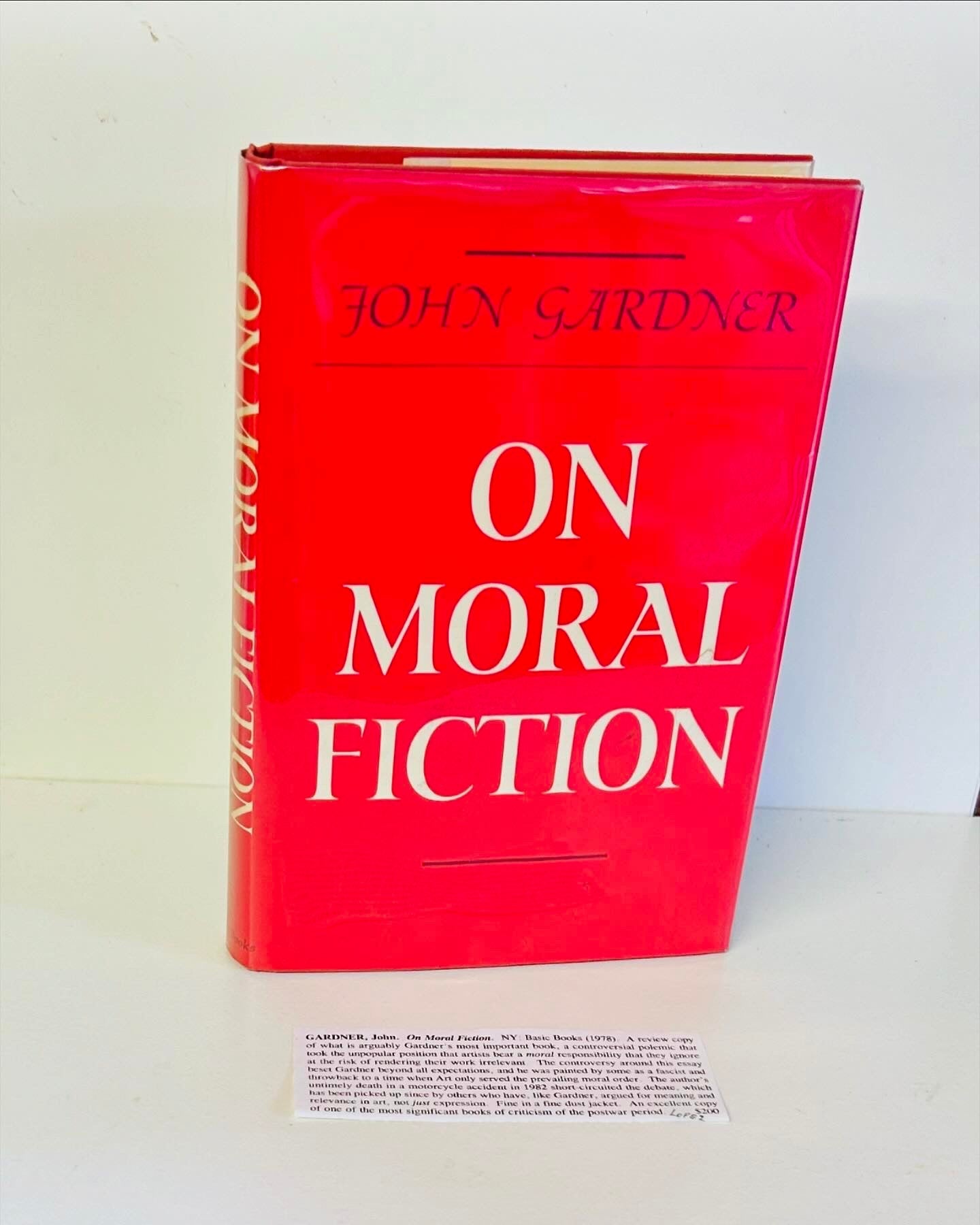 On Moral Fiction - Burning Tree Books