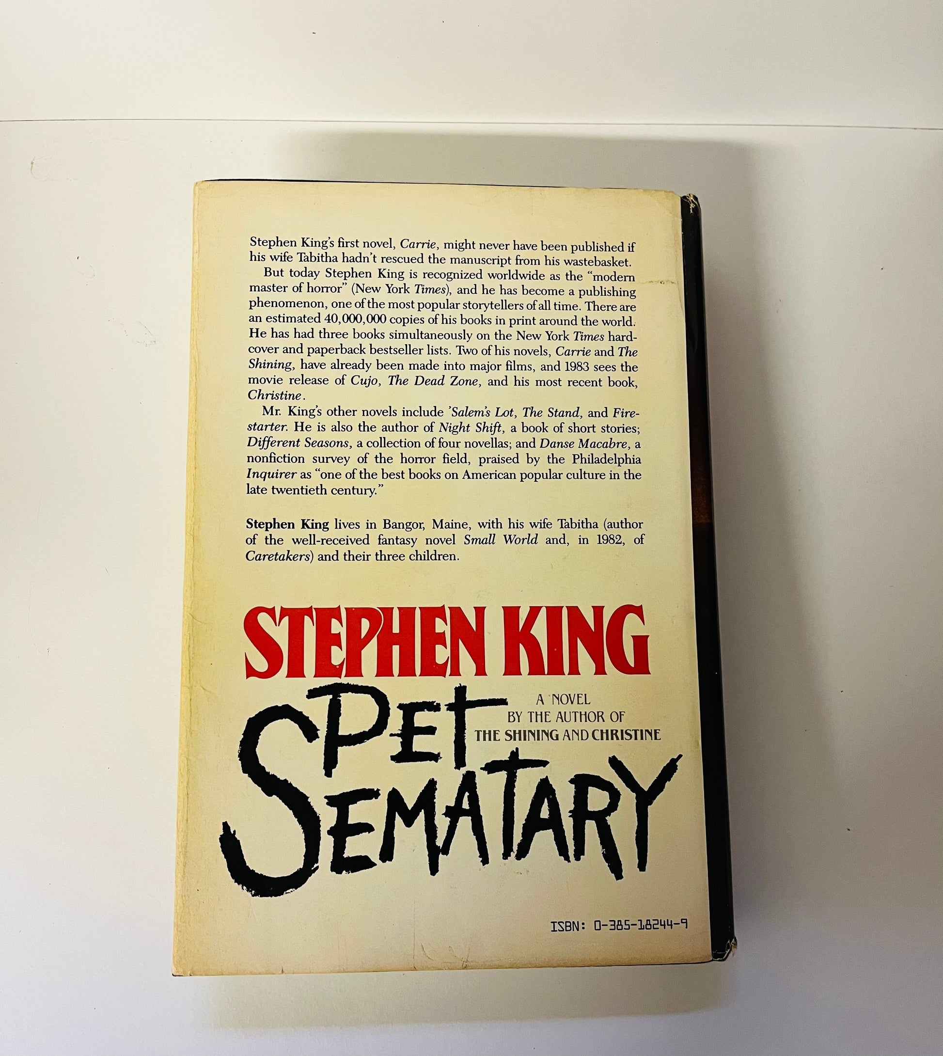 Pet Sematary - Burning Tree Books