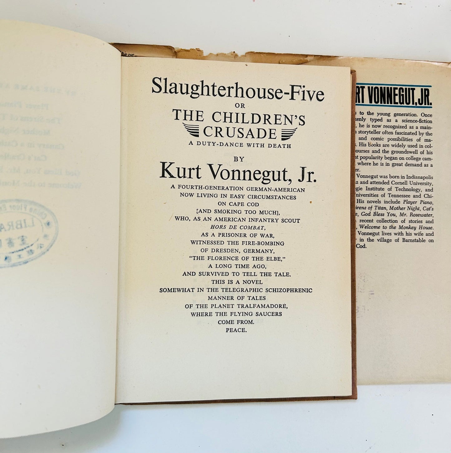 Slaughterhouse - Five - Burning Tree Books