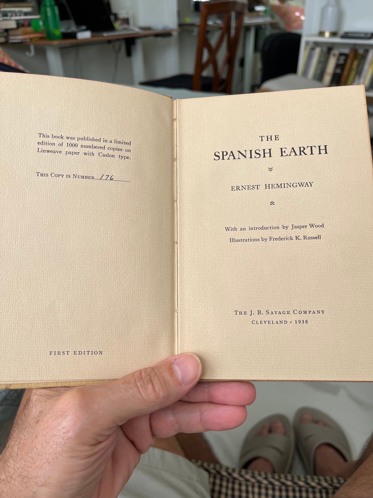 The Spanish Earth - Burning Tree Books